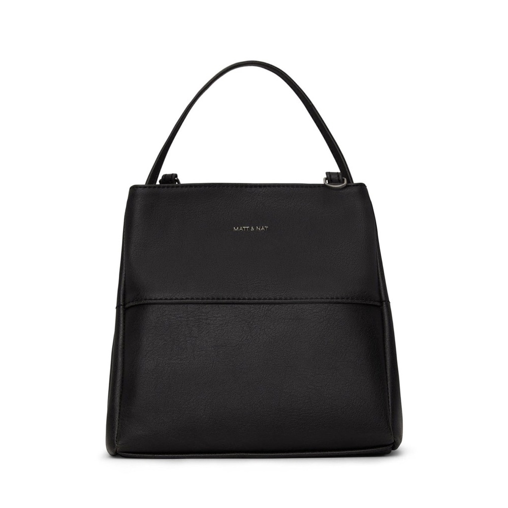 Matt & Nat Willasm Small Vegan Tote Bag | Black